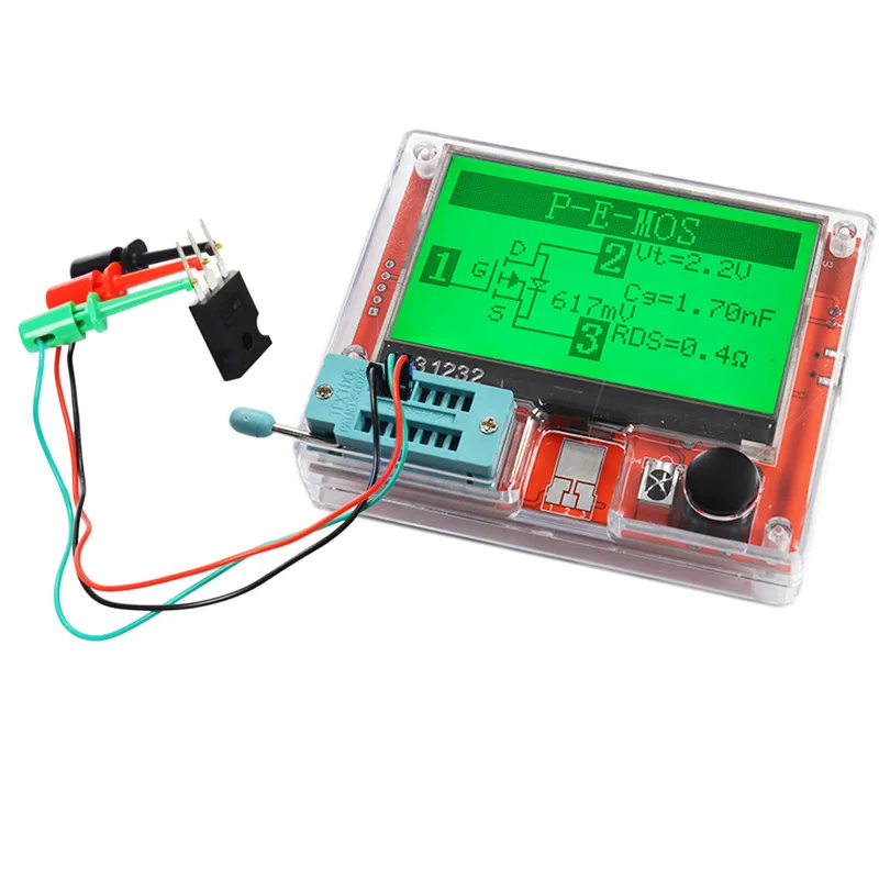 LCR-T10H TFT LCD Multimeter Transistor Tester Colorful Display For Diode Triode MOS/PNP/NPN Capacitor Resistor Transistor