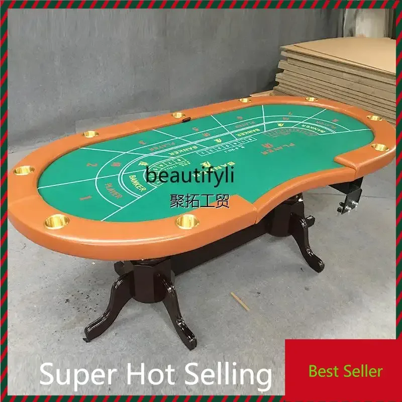 

Texas Poker Table Tiger Leg Texas Poker Table Baccarat Factory Direct Sales G1218