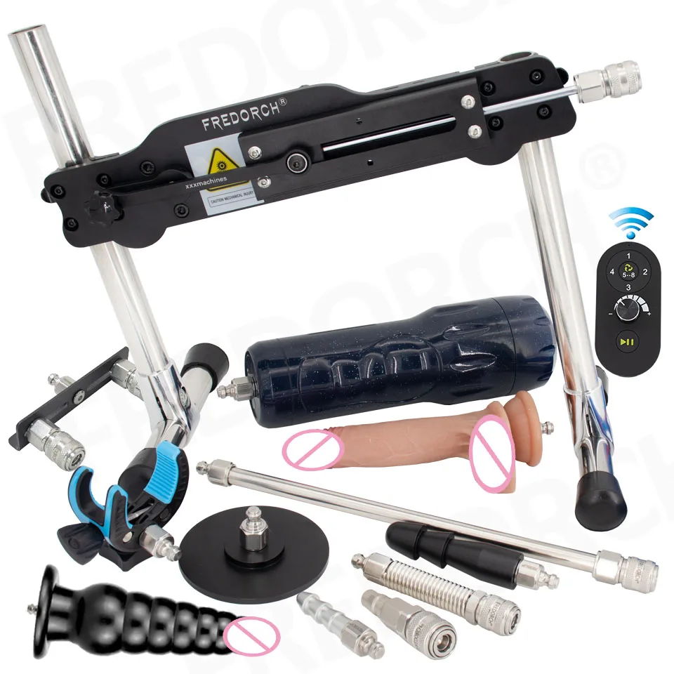 

FREDORCH 86W Powerful Quiet Sex Machine with Attachments for Women and Men Automatic Masturbation Machine with Dildo Sex Toys