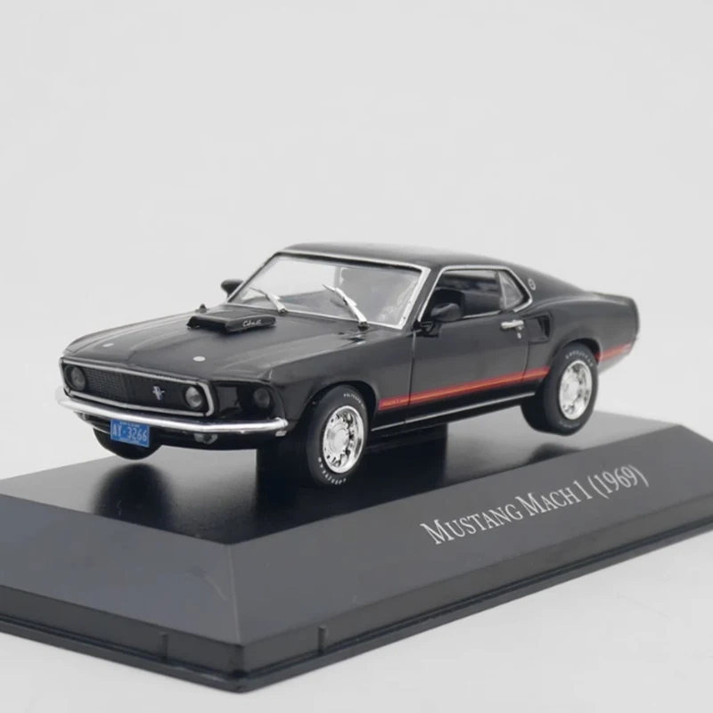 

IXO Diecast 1:43 Scale MUSTANG MACH 1 1969 Alloy Car Model Finished Simulation Collection Decoration Boy Gift Static Display