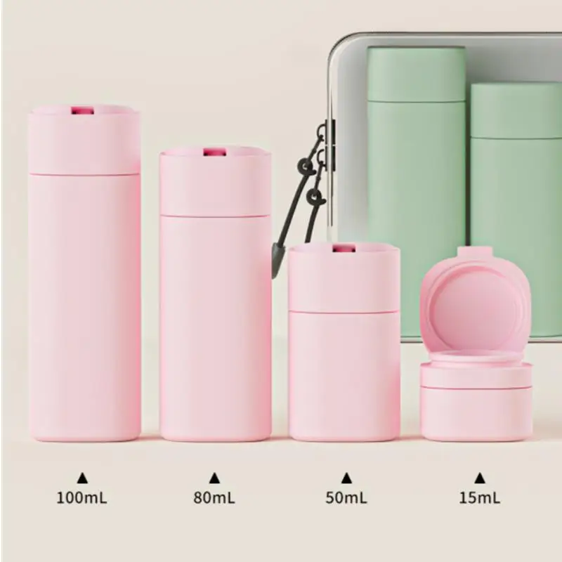 Cosmetics Split Bottle Travel Set Nordic PE Hose Bottle EVA Wash and Makeup Bag Portable and Aircraft Split Bottle Travel Set