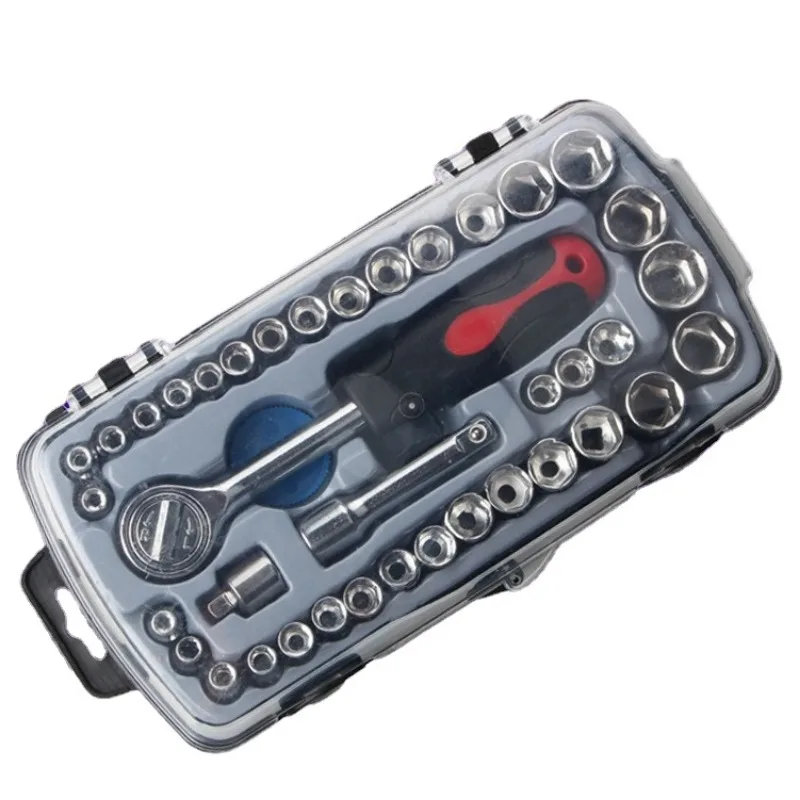 

40pcs Car Repair Tool Socket Set Ratchet Wrench Spanner Combination Hand Tools
