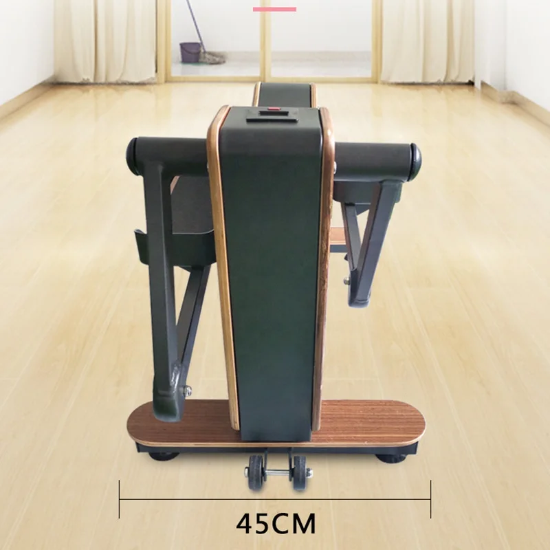 جهاز صغير متعدد الوظائف بيضاوي الشكل للتحكم المغناطيسي عبر المدرب لصالة الألعاب الرياضية المنزلية #4