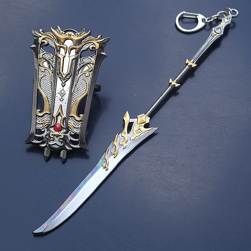 

22cm Alloy Letter Opener Sword Open Letter Envelop Paper Cutter Gift For Man Vintage Desk Decoration Mini Sword Model