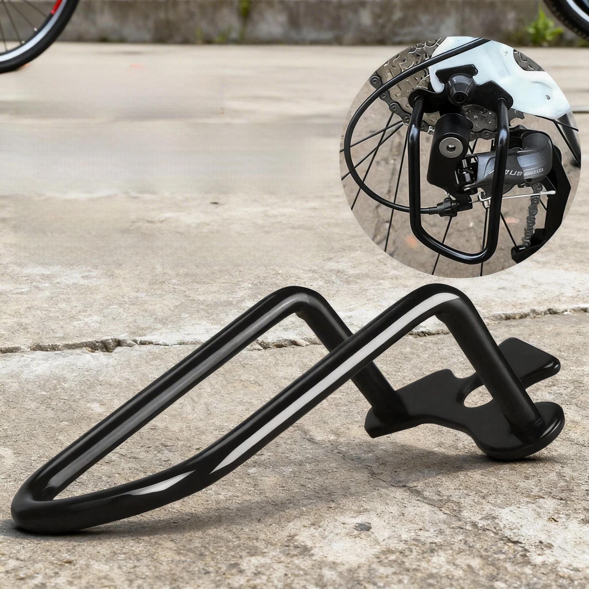 Mountain Bike Rear Derailleur Protector Bicycle Road Bike Single Speed Transmitter Protection Frame Guard Derailleur Accessory