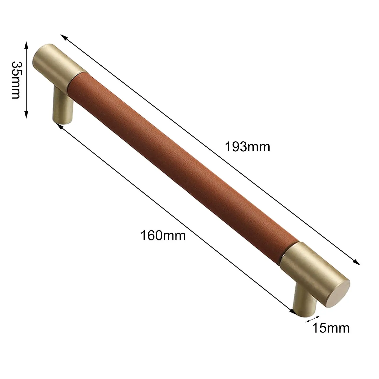 주방 캐비닛 손잡이 황동 하드웨어 모던 찬장 T자형 도어 핸들