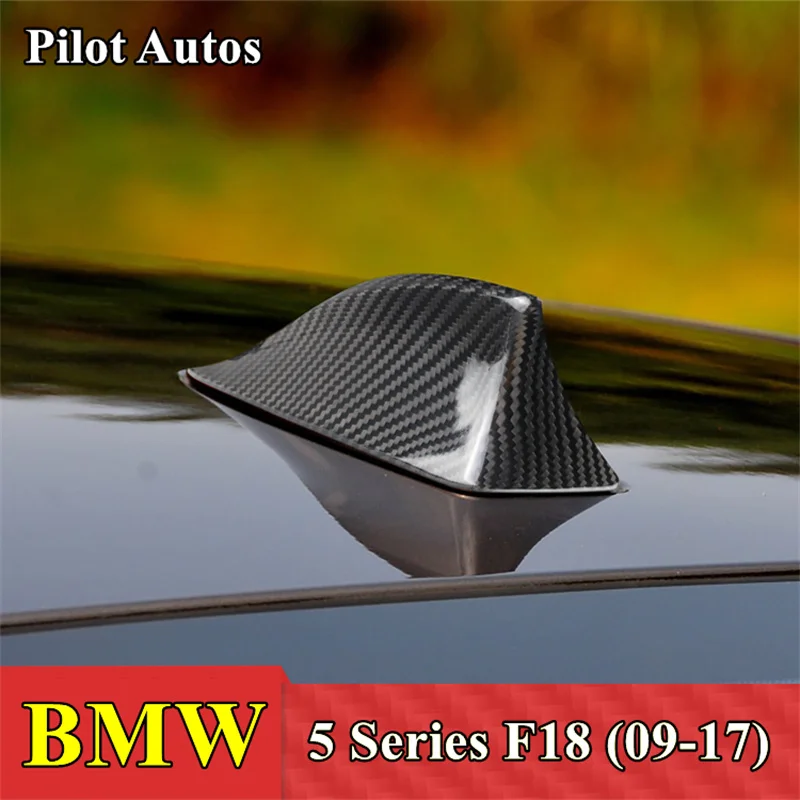 

Car Roof Signal Shark Fin Aerial Antenna Genuine Carbon Fiber Cover For BMW 5 Series F18 2009 2010 2011 2012 2013 2015 2016 2017