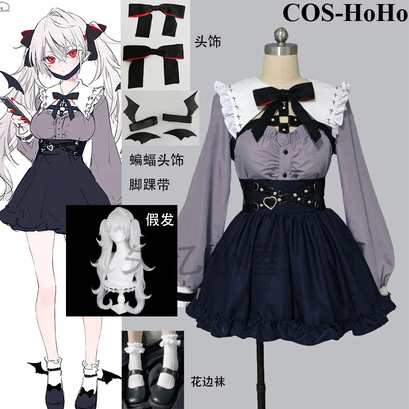 

COS-HoHo Anime VTuber Hololive Kuzuha Sexual Turn Sanya Game Suit Lovely Uniform Cosplay Costume Women Daily Clothing 2021 NEW