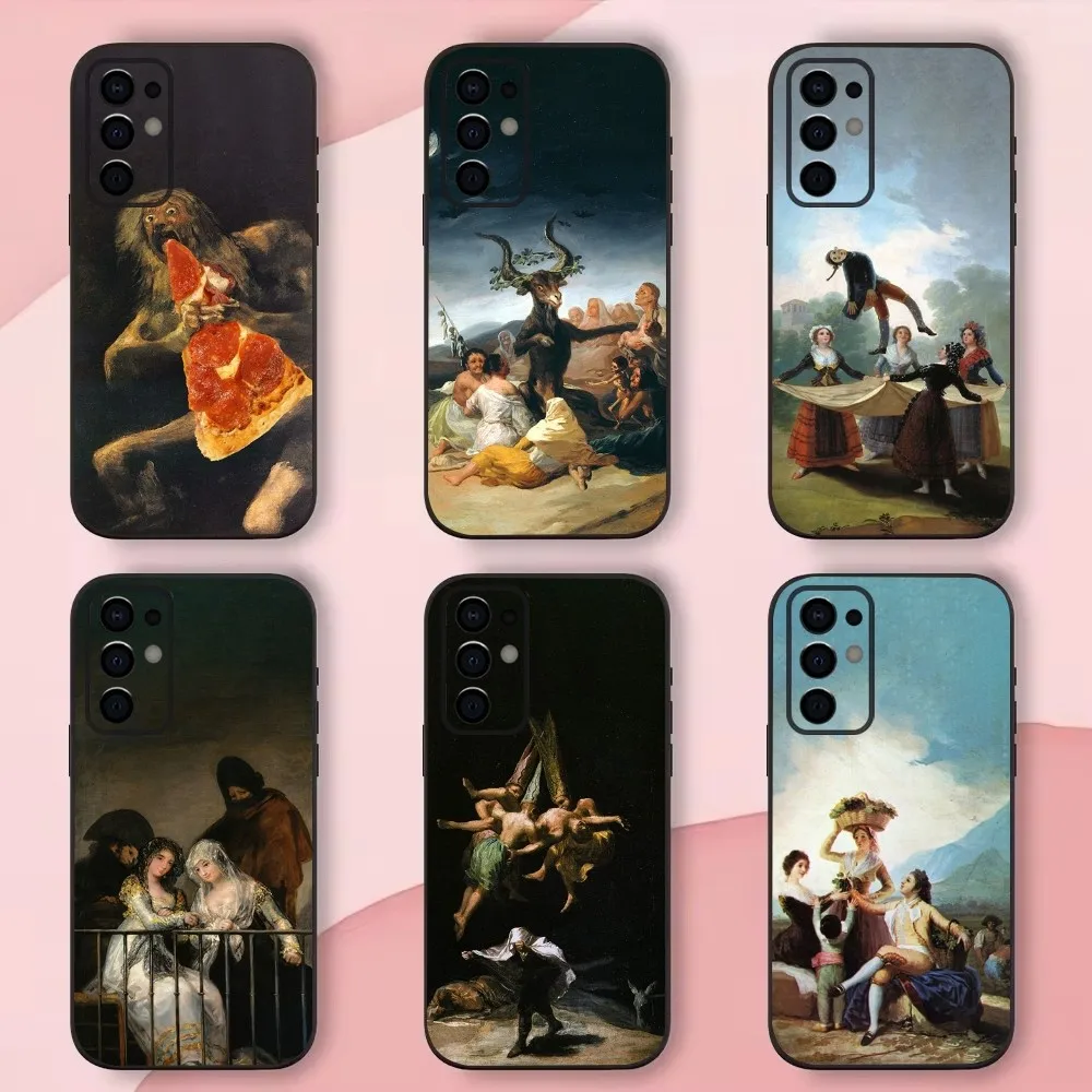 Spain Francisco Goya Art Phone Case For Samsung S24,S21,S22,S23,S30,Ultra,S20,Plus,Fe,Lite,Note,10,9,5G Black Soft Shell