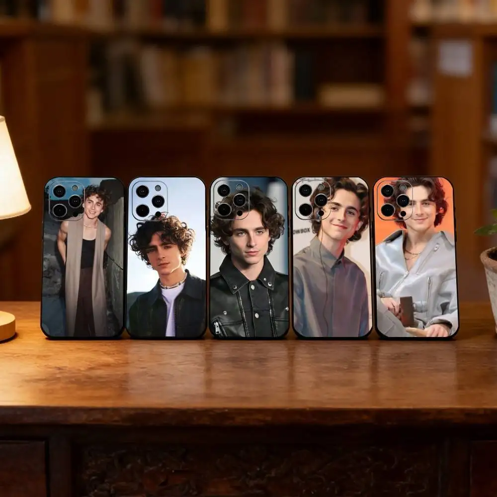 

Timothée Chalamet Phone Case Silicone Soft For IPhone 17 16 15 14 13 12 11 X XR Plus Pro Max Plus