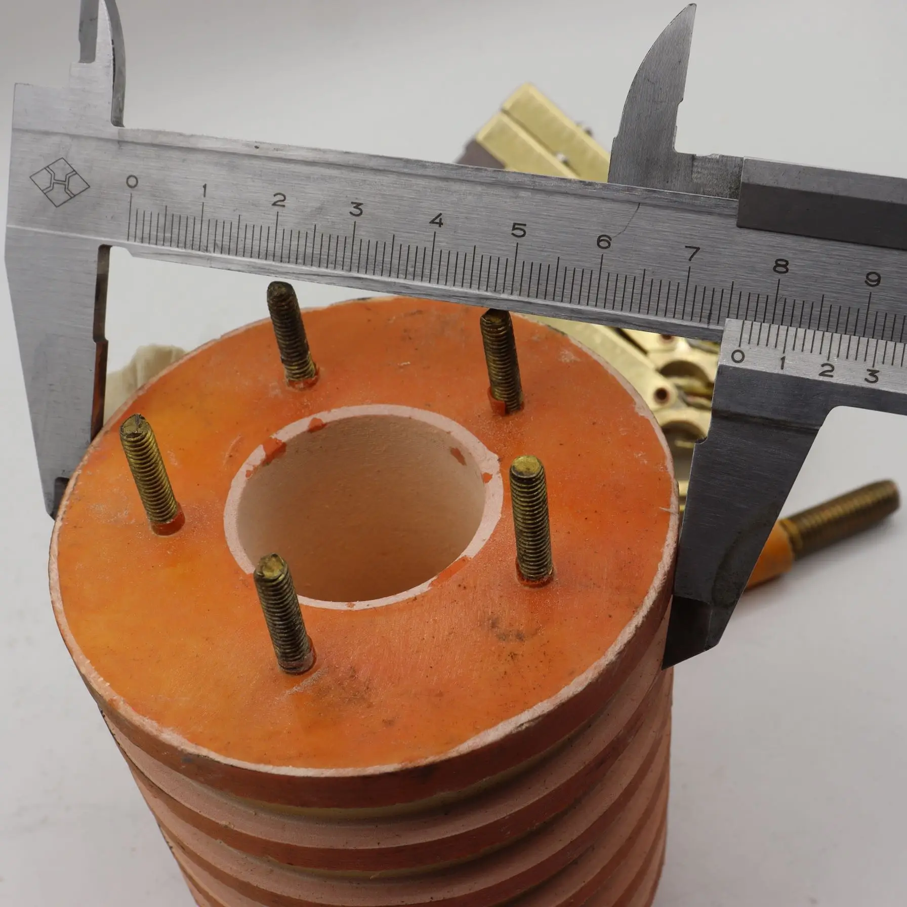 5-way Collector Ring Copper Ring Slip Ring Inner Diameter 25 Outer Diameter 77 High 98