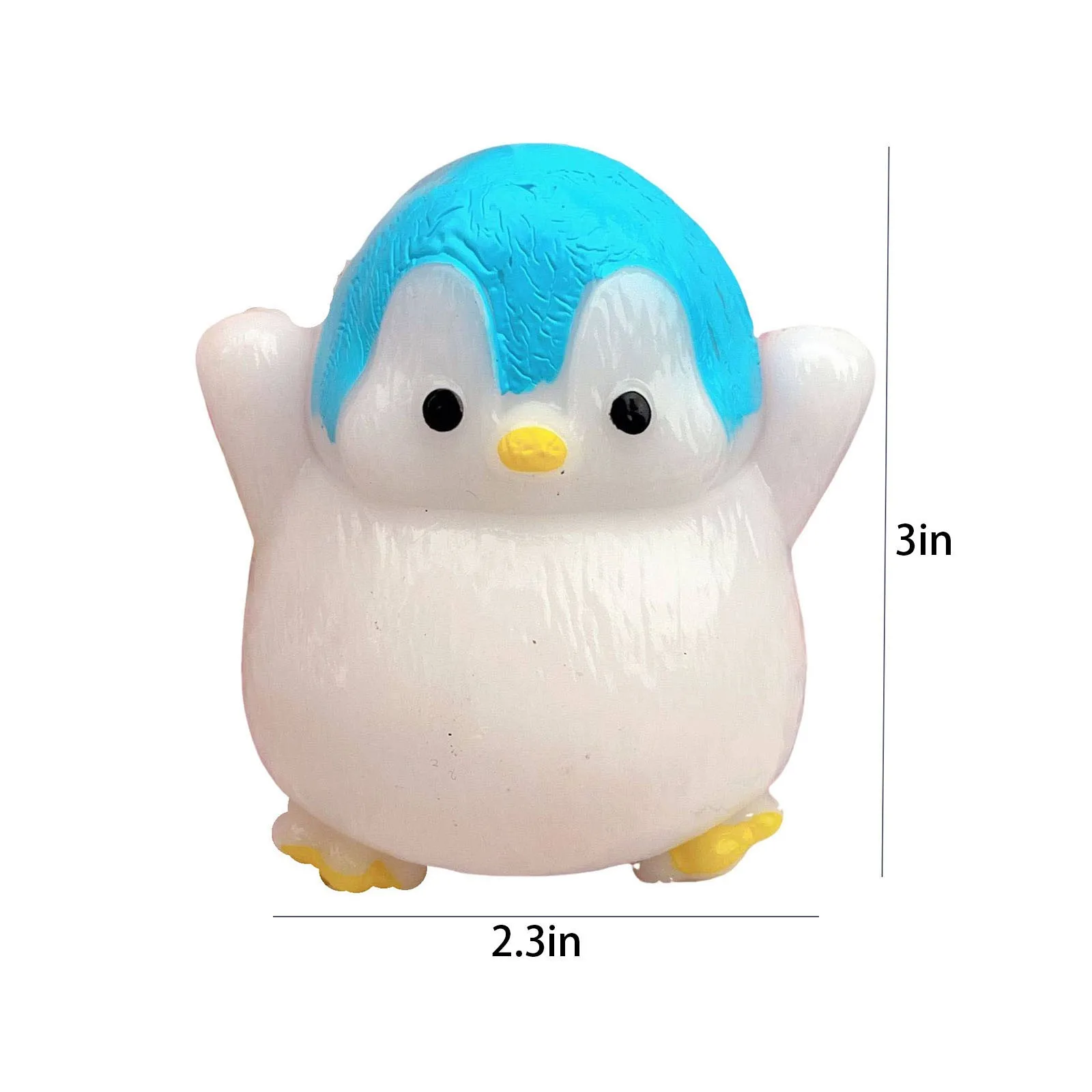 Cute Penguin Squeezing Decompression Toy With Muddy Feel Cartoon Doll Stress Relief For Kid Xmas Gift.