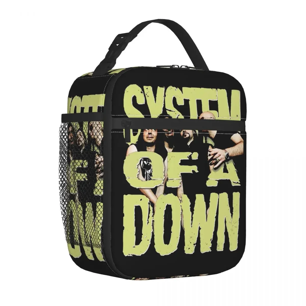 System Of A Down Merch Insulated Lunch Tote Bag School SoaD Band Lunch Container Reusable Unique Design Thermal Cooler Bento Box