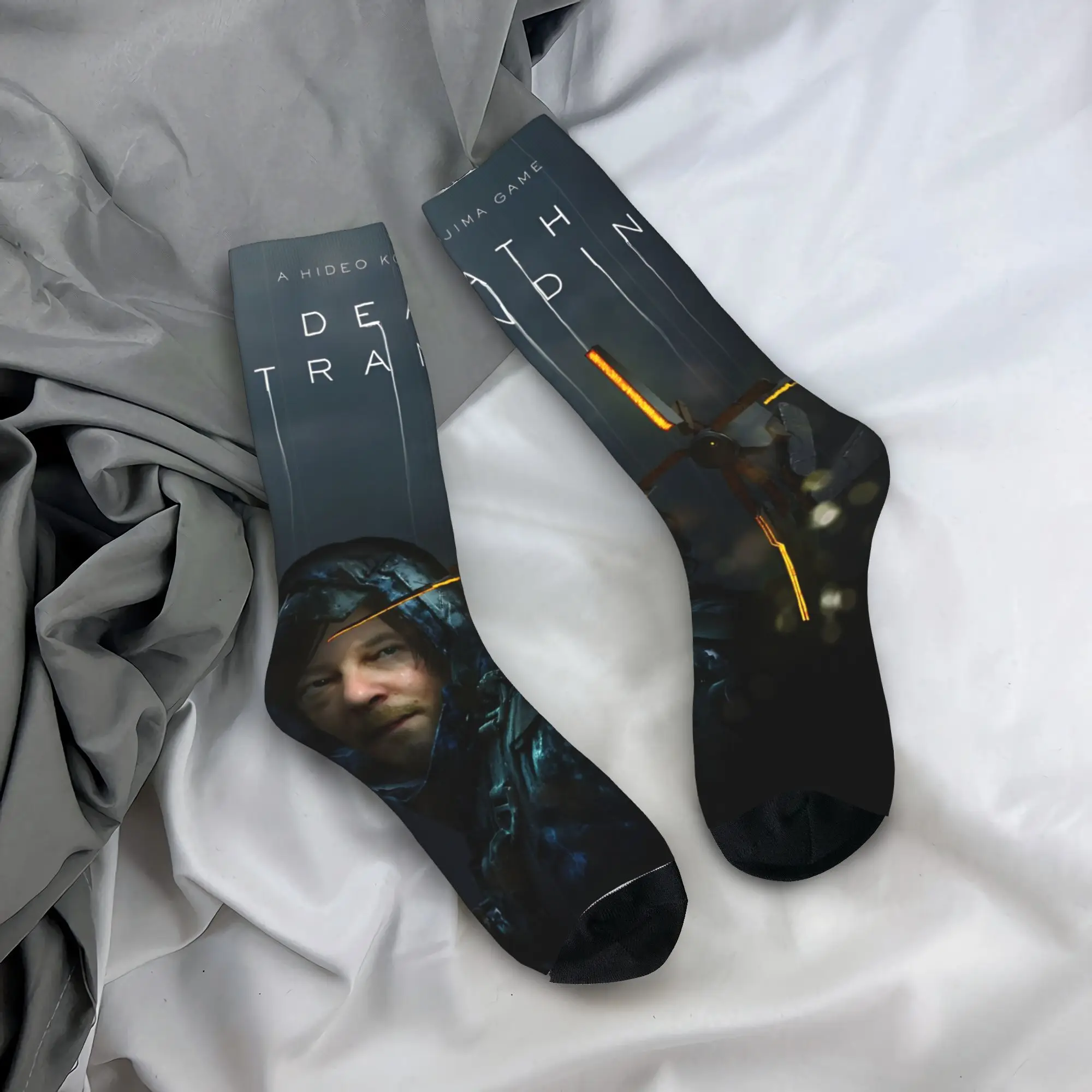 

Men's Socks Death Stranding 2 On The Beach Stockings Anti Sweat Breathable Socks Autumn Korean Pattern Outdoor Socks