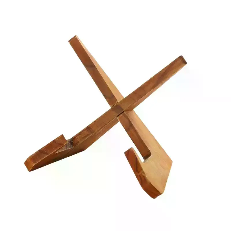Wooden Cookbook Holders Document Tablet Reading Record Display Stand Photo Frame Bracket Home Kitchen Cookware Storage Rack
