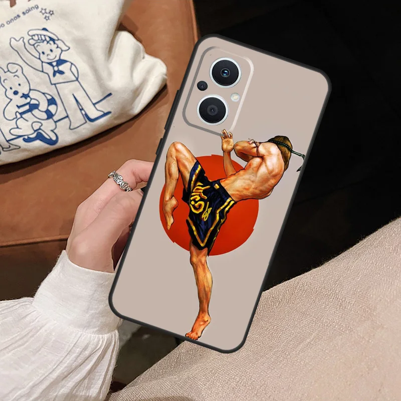 Чехол для телефона Muay Thai Kickboxing Fight для OPPO Reno 13 13F 12 11 F 8T 7 8 10 Pro OPPO Find X8 Pro X6 X3 X5 Lite Cover