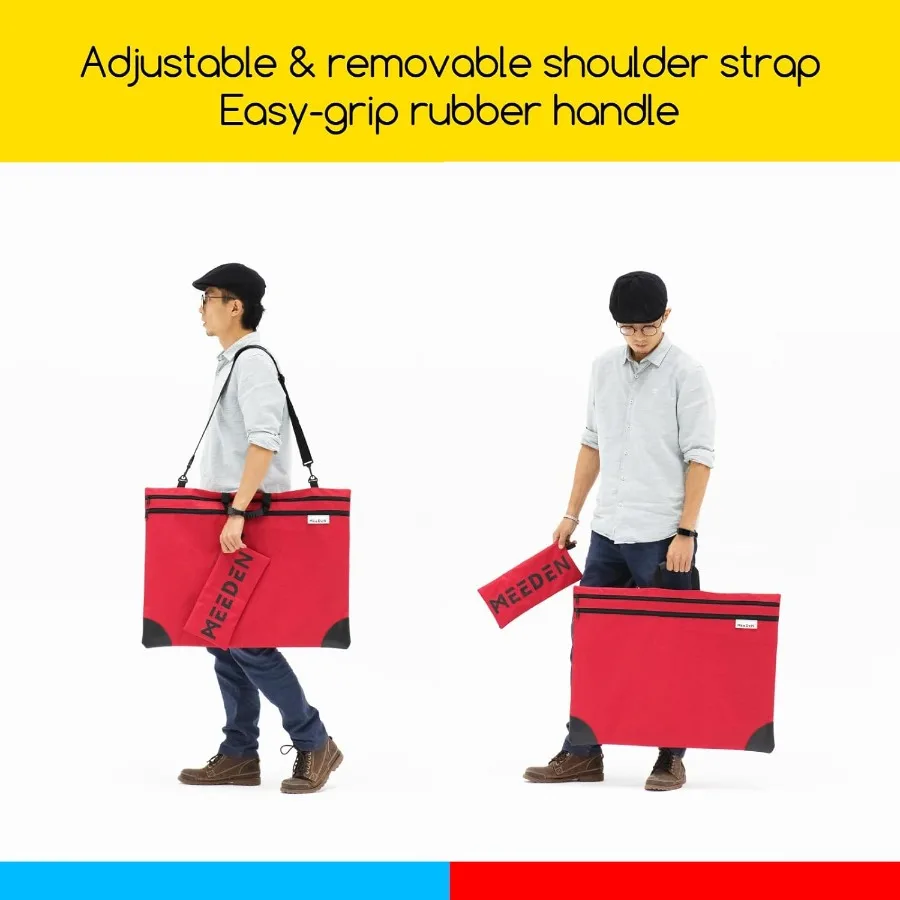 حقيبة محفظة MEEDEN Soft Art: 20 × 26 بوصة خفيفة الوزن مقاومة للماء 600D Oxford Canvas مع حزام كتف قابل للفصل لـ C #5