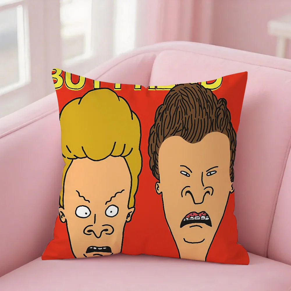 Beavis and Butt-Head  PillowCover Square PillowCase Sofa with for pattern comfortable cushionsuitable