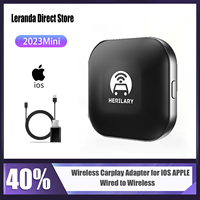 Lerand New Wireless Carplay Adapter for IOS APPLE Car Multimedia Player Wired to Wireless Fast Connect Smart Mini Box USB Plug