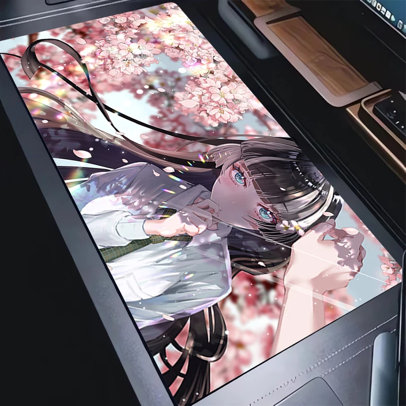 

Sakura Mouse Pad Laptop Kawaii Juufuutei Raden Extended Desk Mat PC Anime Hololive Girl Gamer Keyboard Pad Gaming Cute Mousepad