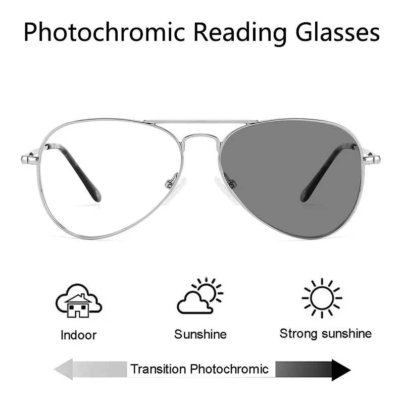 Photochromic Reading Glasses for Men Women's Sunglasses Photochromic Lenses Man Best Selling for Women Luxury Eyeglass Frames 2