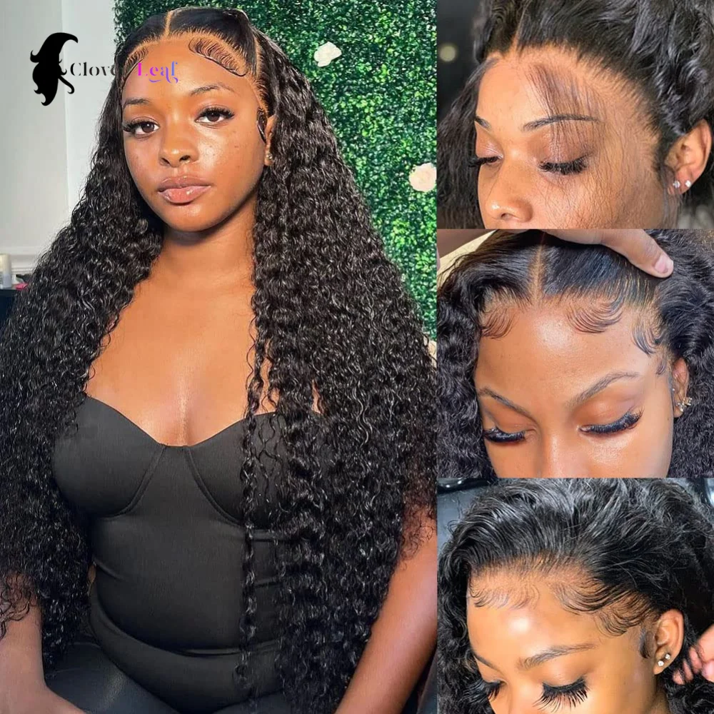 28 32 Inch 13x4 Loose Deep Wave HD Transparent Lace Frontal Wig 250% Density Pre Plucked Human Hair Wig with Baby Hair