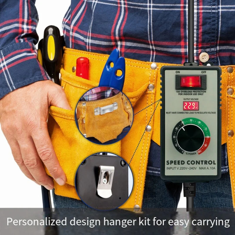 Angle Grinder Governor Speed Controller Switch AC220V-250V 4000W Maximum Power Hand Power Tool EU Plug-A07G view 5