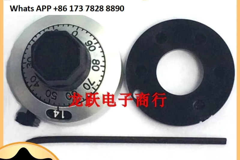 Original imported H-22-6A potentiometer scale knob 6.35MM multi-turn linear digital knob cap