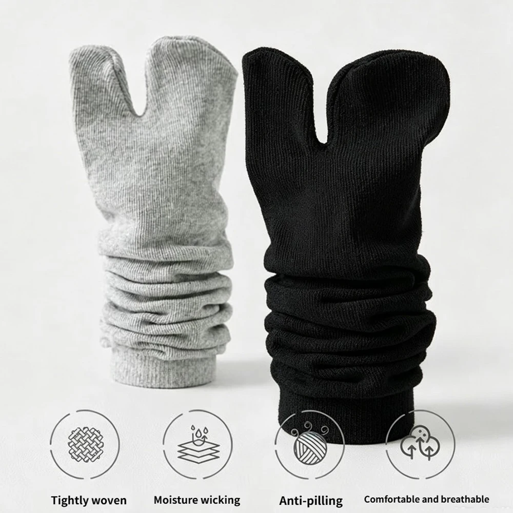 Cotton Tabi Socks for Men Women Summer Fiber Two Finger Socks Fashion Japanese Style Kimono Flip Flop Sandal Split Tabi Toe Sock