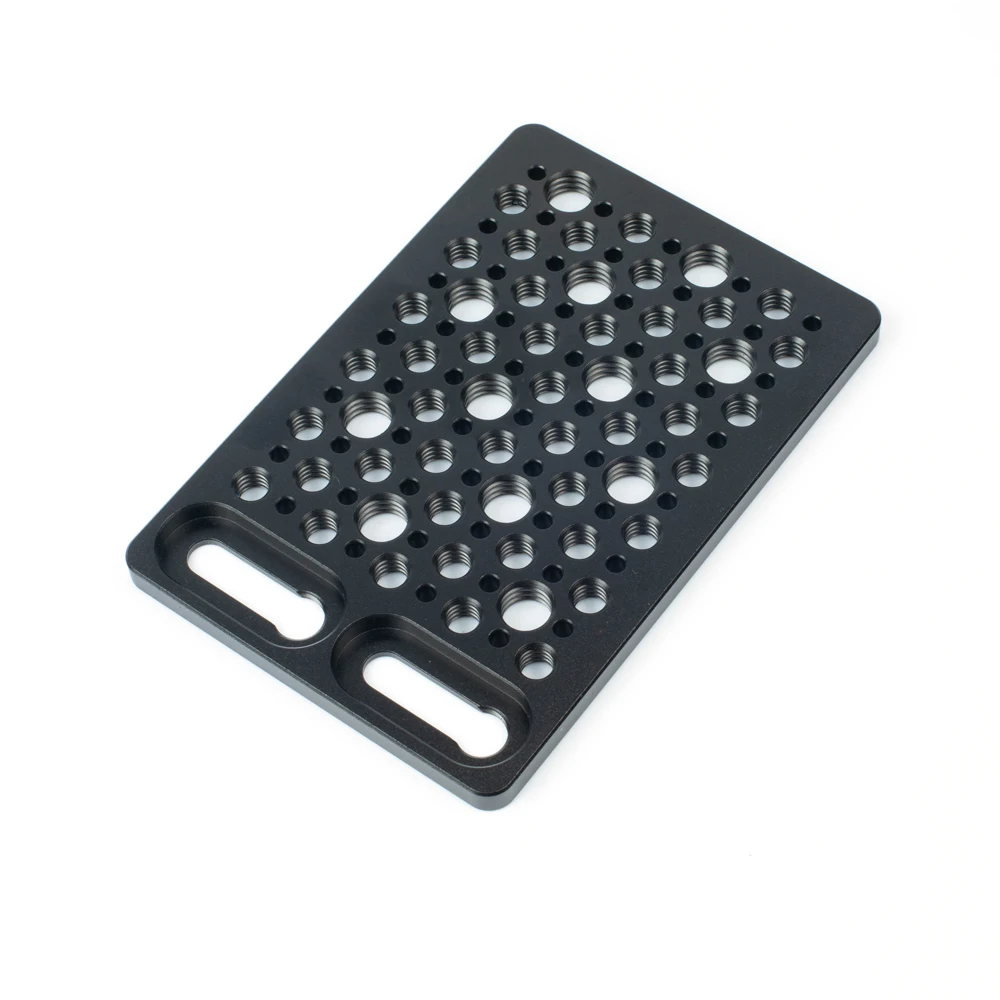 Placa adaptadora de montaje en Base de queso de 1/4 "y 3/8", fr ARRI Mini LF Pin-lock, posicionamiento de cámara, armadura, jaula, trípode