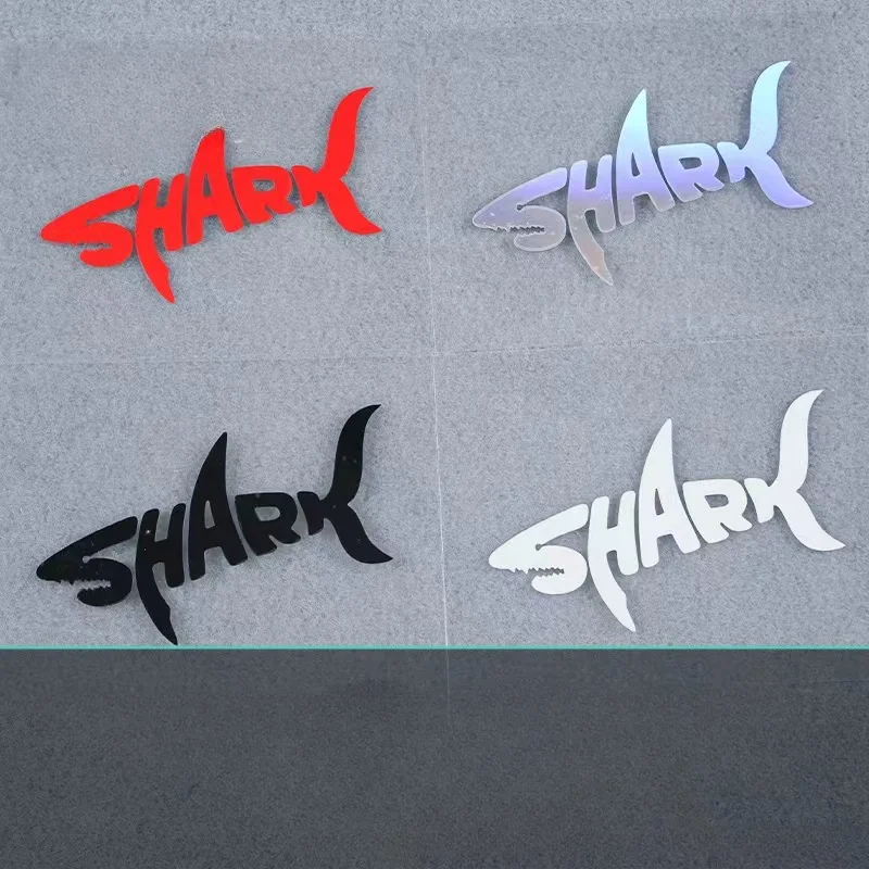 New Car Sticker SHARK Waterproof Reflective Sticker Decorative Body Stickers Shielding Scratches Electric Motorcycle Modified