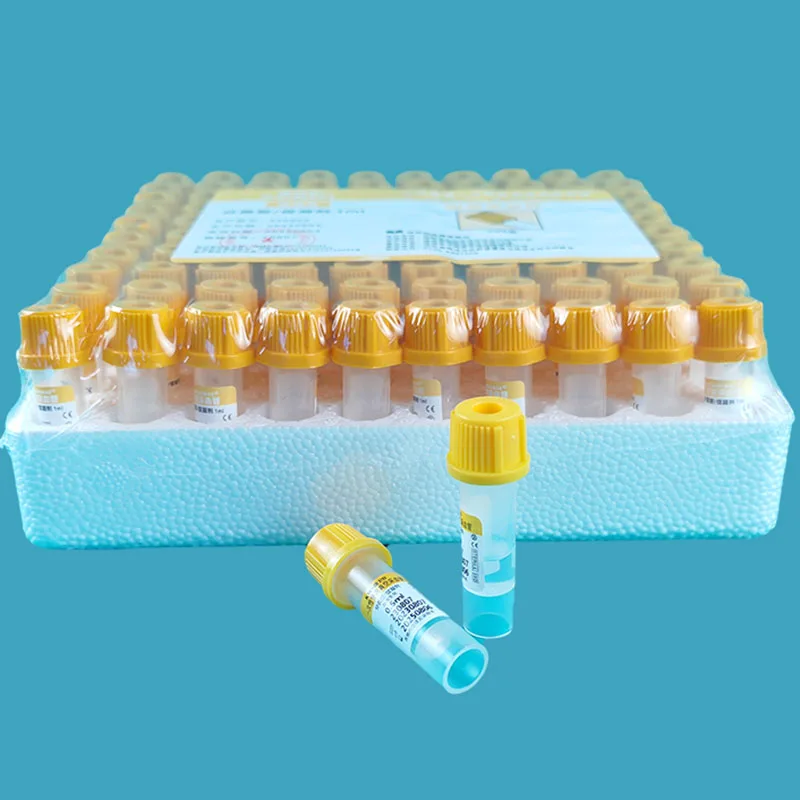 1ml serum separation tube coagulation agent separation glue centrifuge tube plasma biochemical analysis blood collection tube
