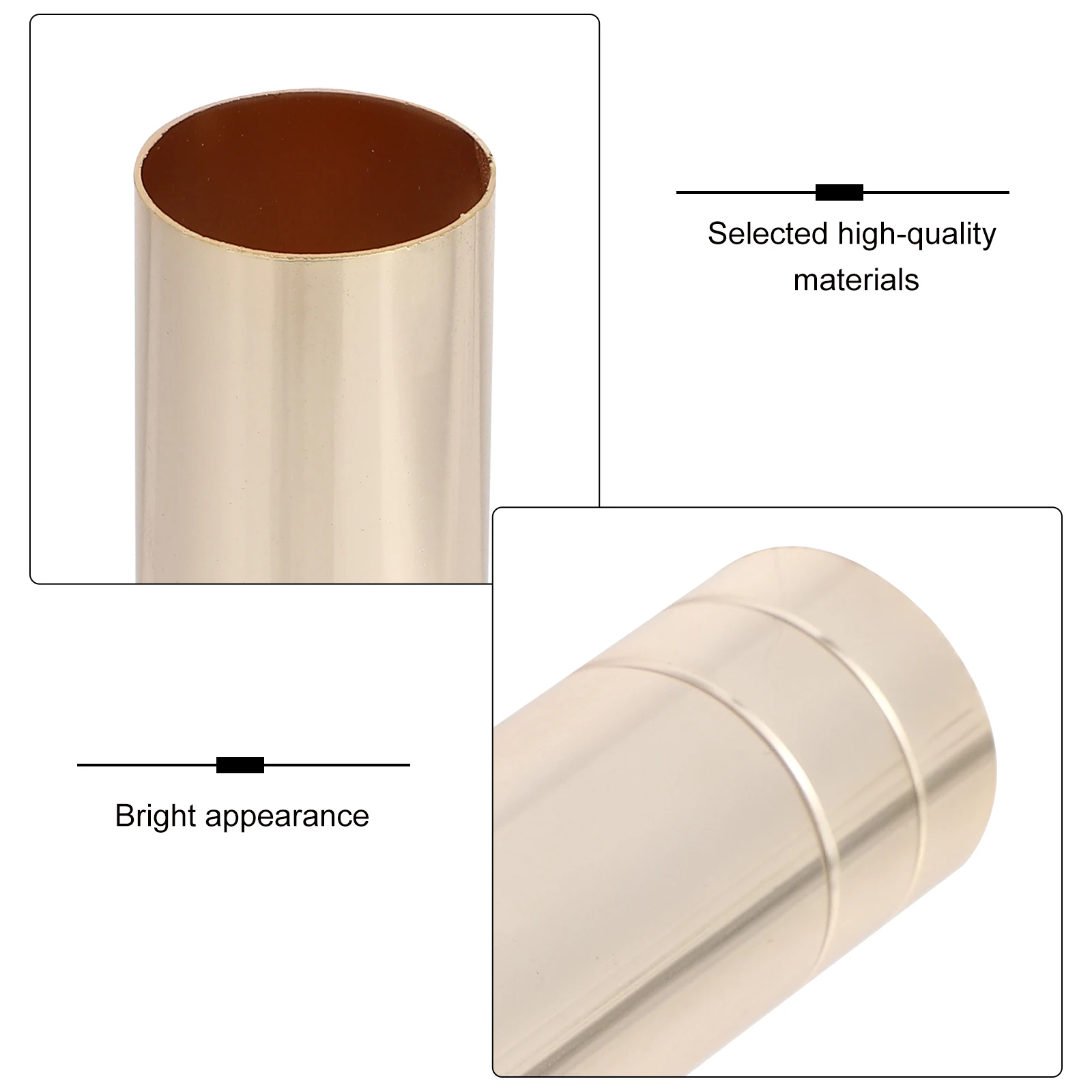 

6Pcs Chandelier Lamp Holder Tube Thick Lightweight Lamp Base Sleeve Replacement Lighting Accessories Crystal Chandelier Parts