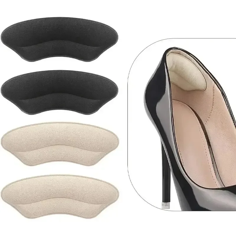 Heel Stickers for Anti-slip and Anti-friction Prevent Heel Slip and Rubbing for High Heels Adjustable Half-size Insoles