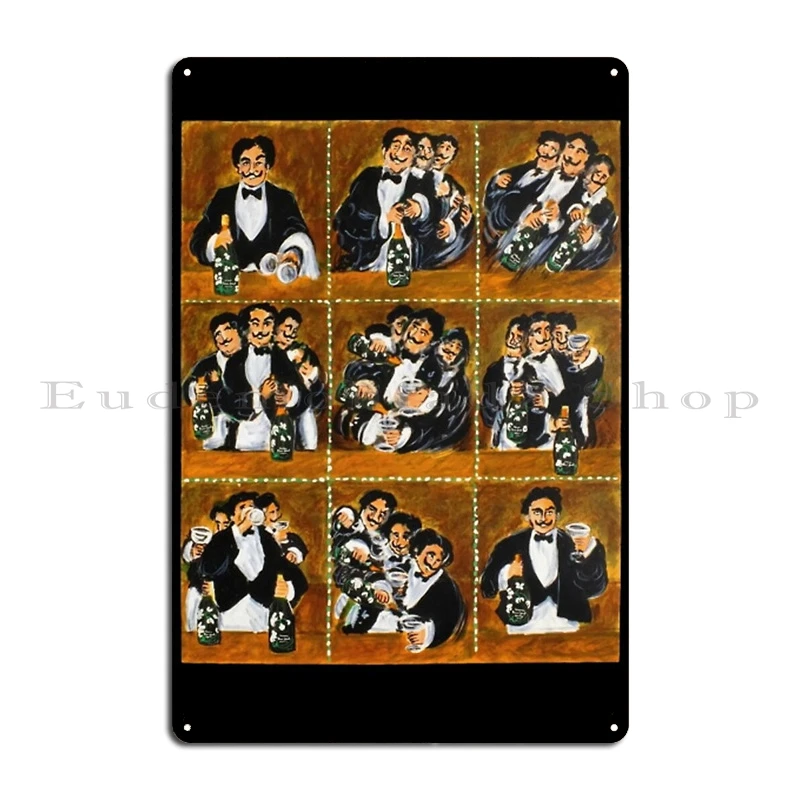 HD Guy Bufet making of a great martini Una Margarita Por Favor Metal Signs Club Custom Pub Wall Decor Mural Tin Sign Poster