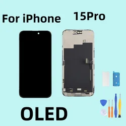 AAA+++ OLED 15pro  Display For iPhone15Pro Max LCD Replacement For iPhone 14 14Pro Max Display 13 14  LCD 15