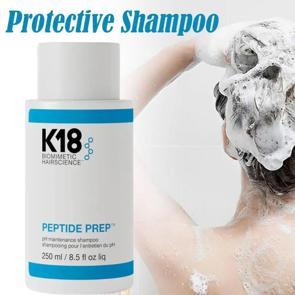 K18 sampo & masker rambut perbaikan molekul Leave, masker Perawatan Rambut permanen, sampo pembersih dalam, sampo Keratin, masker pemulihan rambut lembut