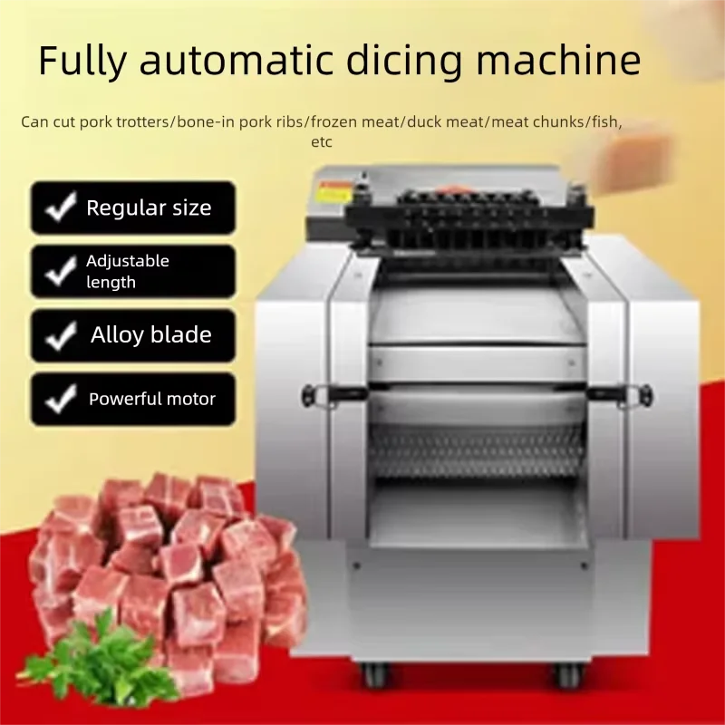 Industrial Meat Processing Machine Automatic Meat Dicer for Chicken   Pork Fish Cutting