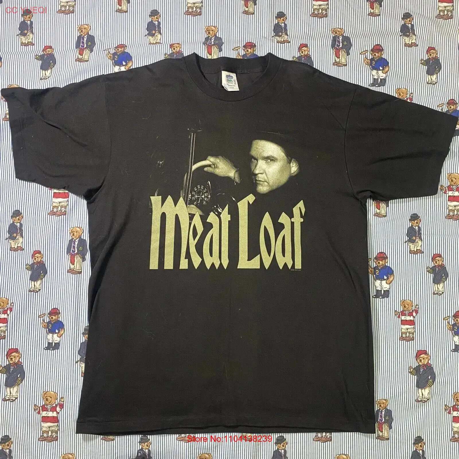 VTG Hinterland Meatloaf “Welcome to the Neighborhood” Graphic T shirt Adult XL long sleeves