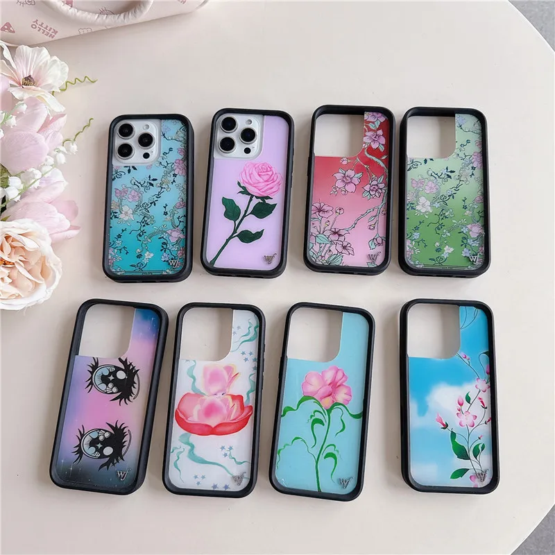 حافظة لهاتف آيفون 16 15 14 13 12 Pro Max Plus Danielle Guizio WF Girl غطاء زهرة الرقص Funda