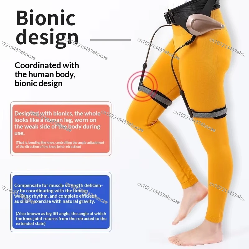 Exoskeleton Walking Assist Lower Limb Booster - Convenient Non-Slip Design for Home and Outdoor Rehabilitation Training