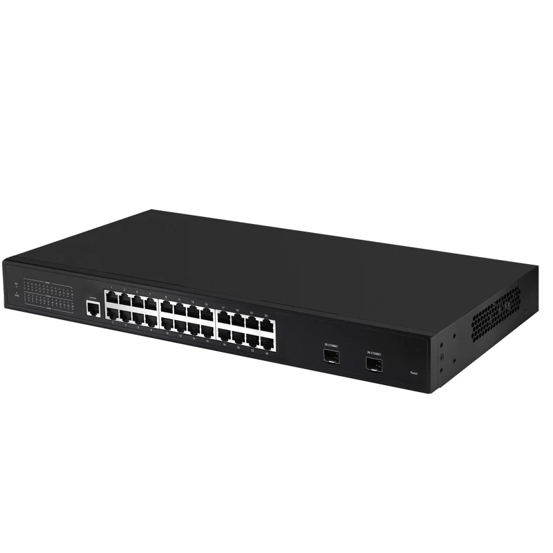 24-Port Full Gigabit 24-Power 40000-Gigabit Network Management PoE Switch 24-Port 100-Gigabit Switch