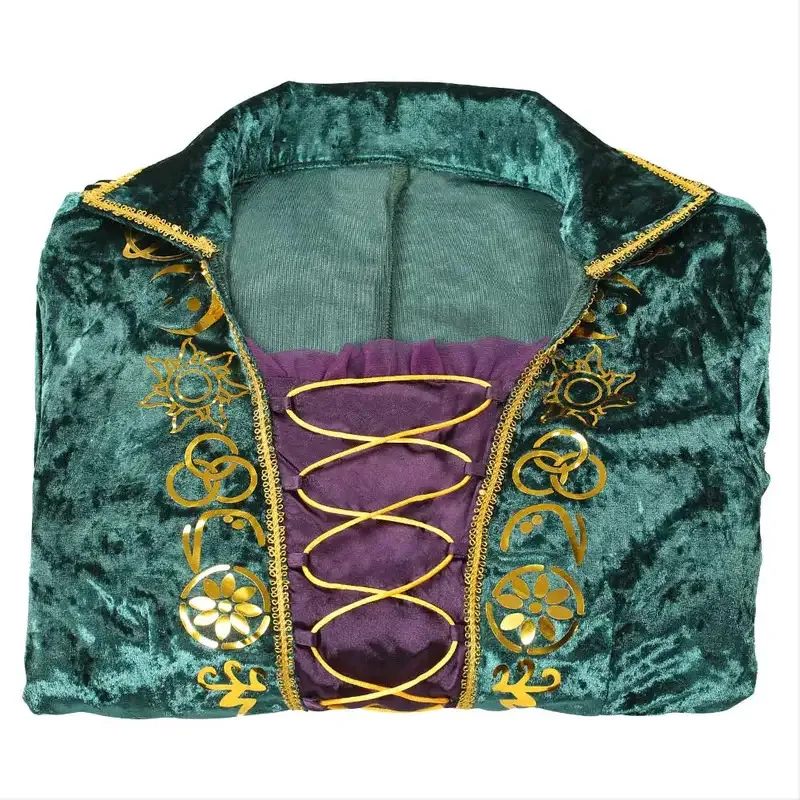 OP01 Winifred Sanderson تأثيري لعب الأدوار الباروكات فيلم Hocus Of Witch Pocus زي المرأة الإناث لعب الأدوار الخيال يتوهم Party6Gd @!