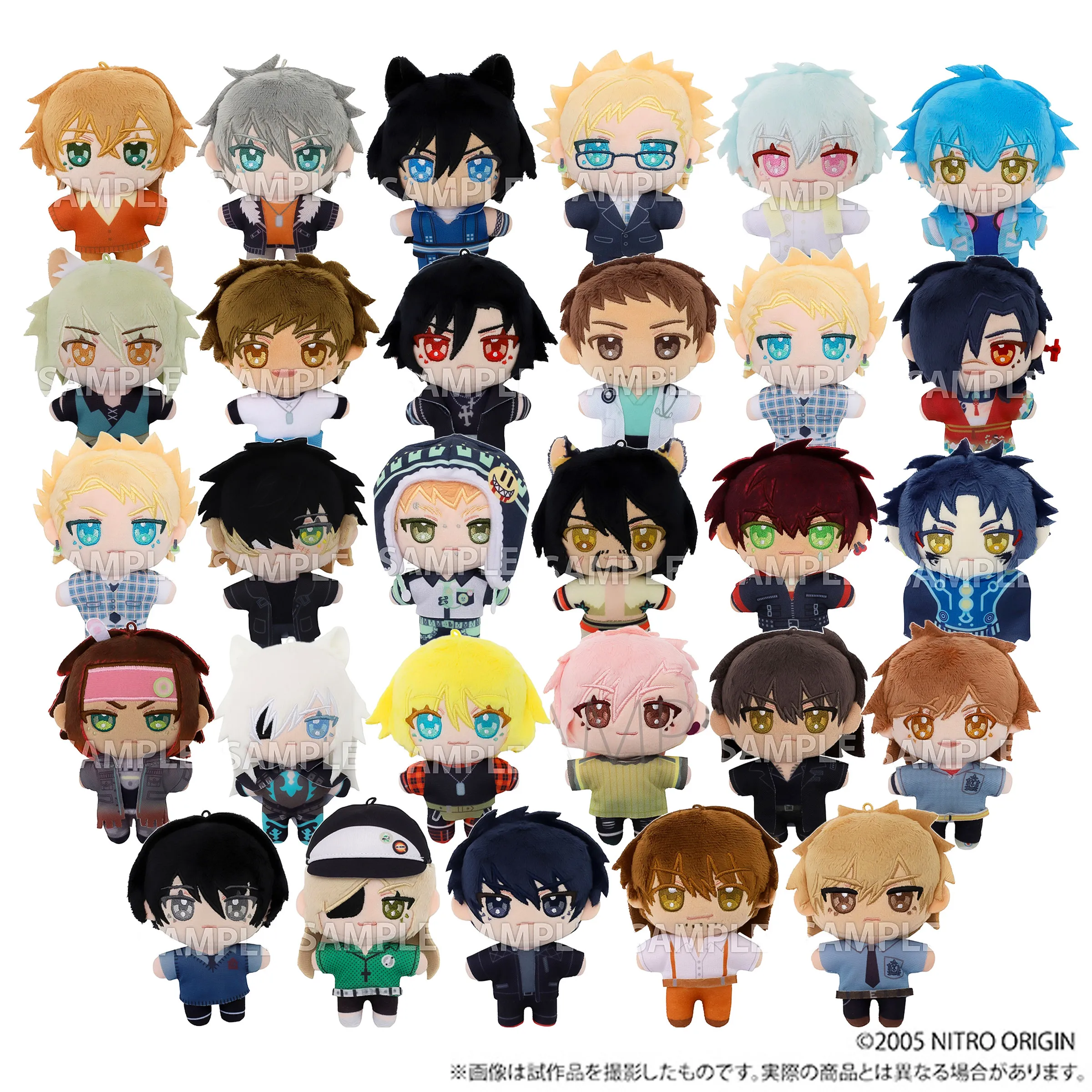 In Stock!! 100% Original Cotton Dolls Game Togainu no Chi Surrounding Plush Doll Akira Keisuke Shiki NANO MOTOMI Palm Gift Toys