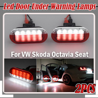 LED Courtesy Door lamp Welcome Footwell Light for VW Golf MK4 Beetle Cabrio Jetta Bora Polo Sharan Vento Touran Skoda Octavia