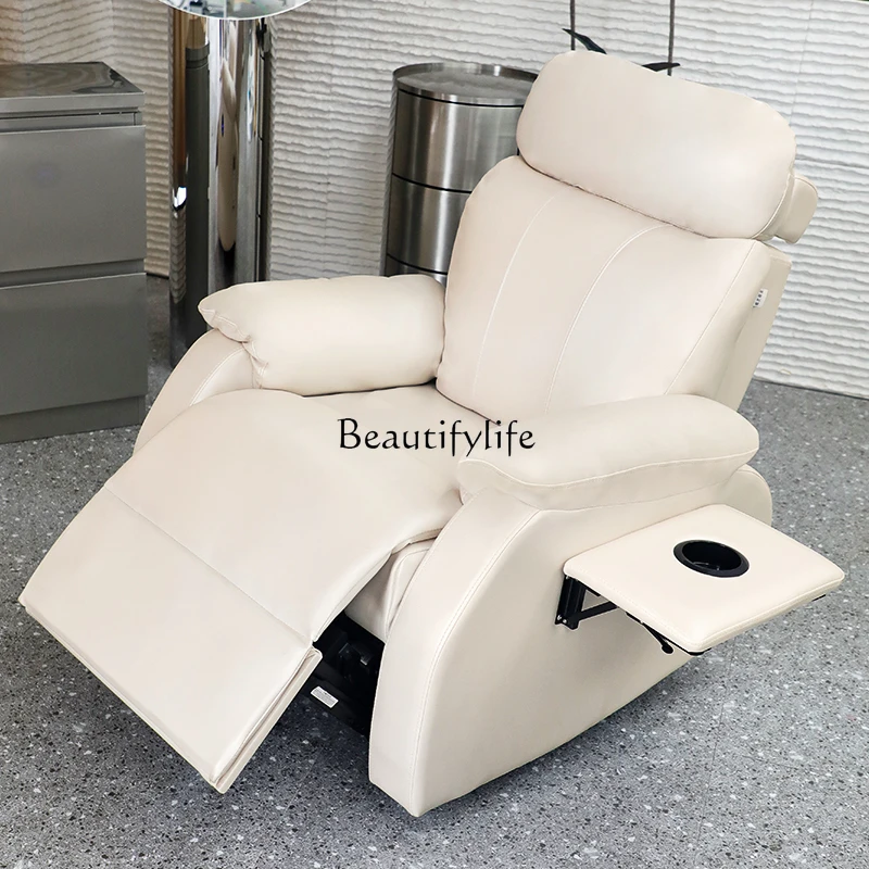 

Electric Hairdressing Chair Hot Dyeing Hair Care Stool Beauty Shop High-End Electric Reclining Nursing Chair