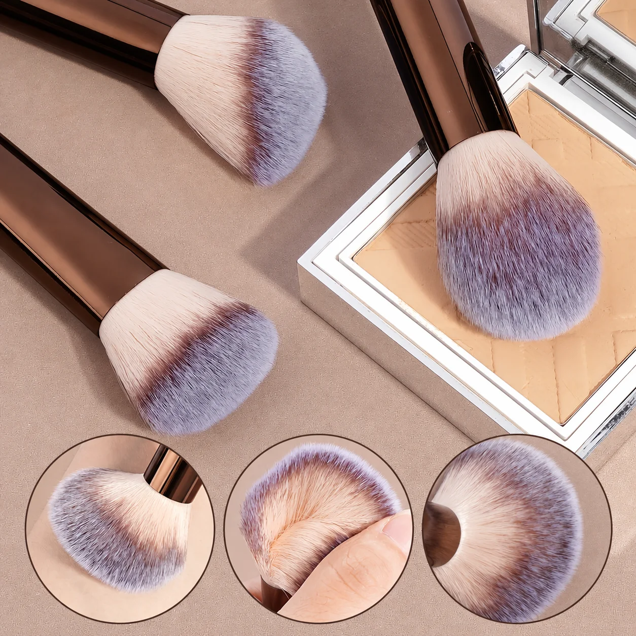 13PCS Makeup Brush Set, Soft Bristles for Foundation, Blush, Loose Powder and Eyelash Grooming, Student Essentials, Beginner Kit