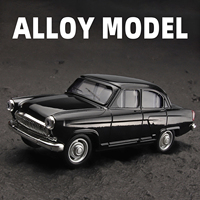 1:43 Volga GAZ-21 Alloy Car Model Diecast Metal Toy Car Model Simulation Collect Hobby Gifts Classic Vehicle Desktop Decorations