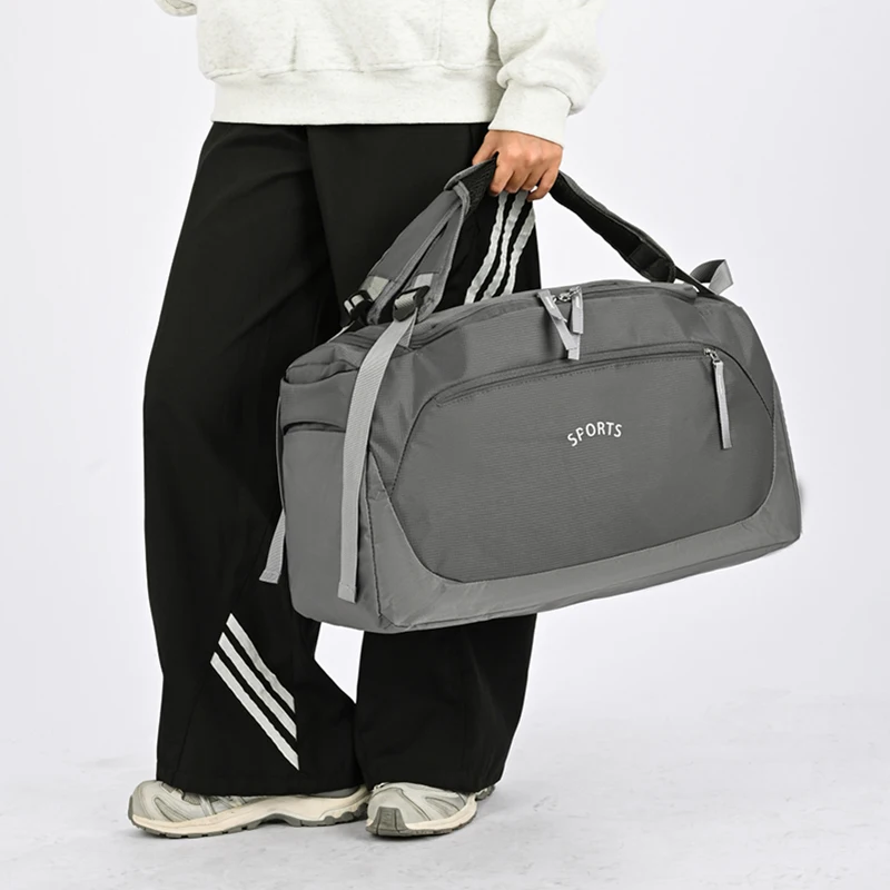 

Fitness Bag Sports Gym Handbag Women Large Capacity Travel Duffel Tote Female Yoga Crossbody Bag Lightweight Sports Backpack