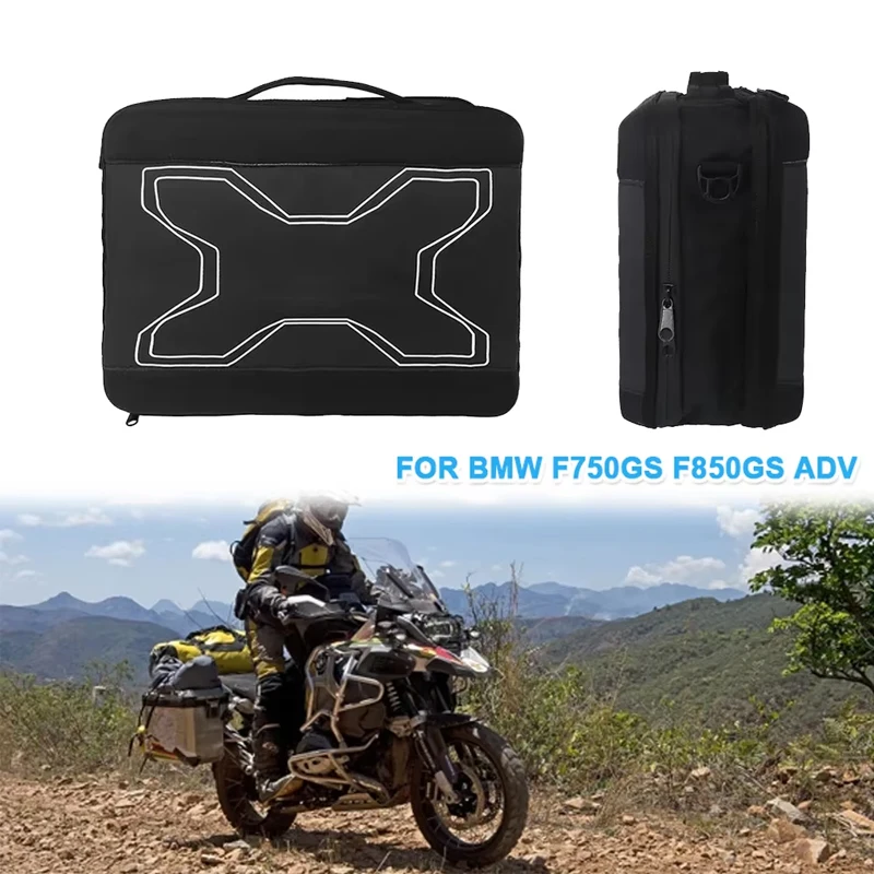 

Мотоциклетный ящик для инструментов Vario, внутренняя сумка, водонепроницаемая задняя верхняя Магнитная сумка для BMW F850GS F750GS LC R1250GS Adventure 2022 R1200GS